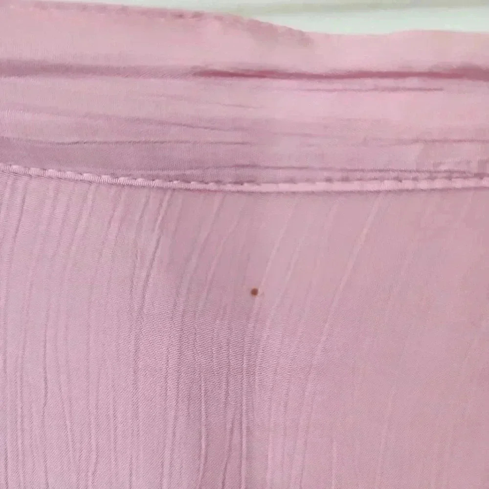 Flax pale pink wrap skirt size small - Picture 5 of 5
